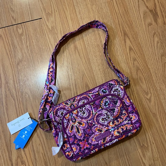 Vera Bradley Iconic RFID Little Hipster Dream Tapestry - Picture 6 of 7